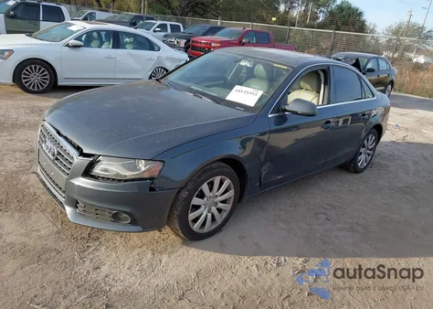 2010 Audi A4 2.0T Premium из США, поврежденный, VIN WAUEFAFL9AN038422